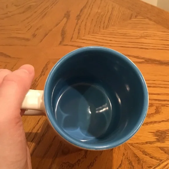 “Joy” Embossed Ceramic Christmas Mug - Picture 4 of 7